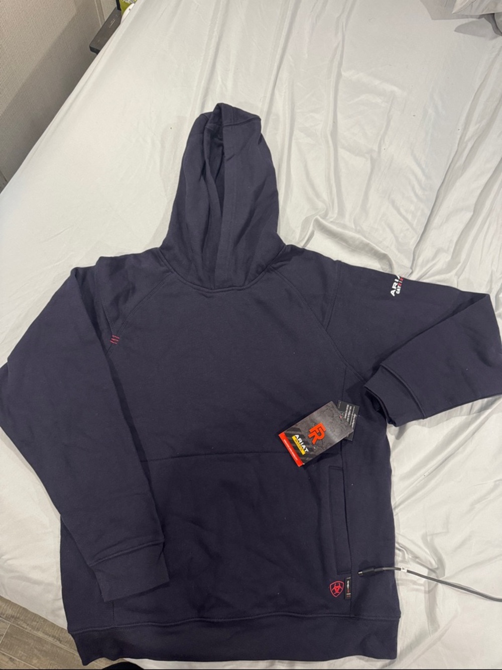 FR -Ariat Navy Men's Pullover Hoodie